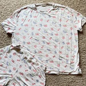 Djerf Avenue Summer Berries PJ Short Set